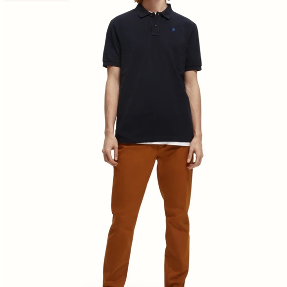 NWT Scotch & Soda Men’s Mott Super-Slim Chino 28/30 color of walnut - Picture 6 of 14